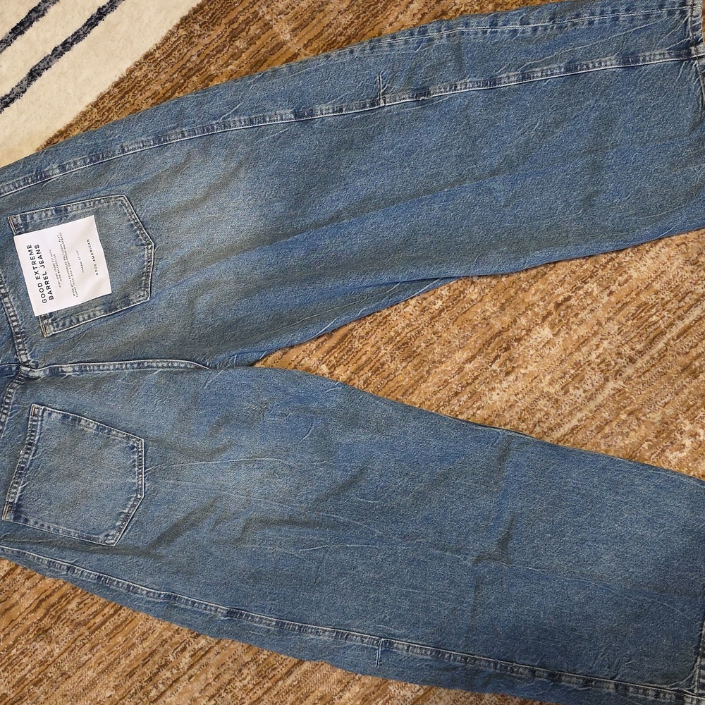 Good American Good Extreme Barrel Jeans Multiple Sizes 4, 14 - Picture 4 of 15